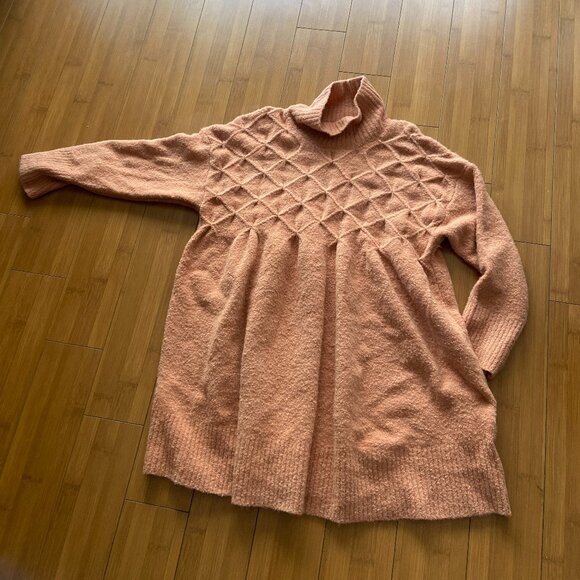 Free People Women's Jaci Sweater Dress Tan Brown - Medium - Picture 2 of 7